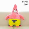 BENNETTGC 50cm Soft Creative Children Gift Stuffed Cartoon SpongeBob Patrick Toy Sofa Pillow Plush Doll. 