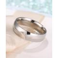 PACK OF 2 Silver Round Stainless Steel Ring For Men. 