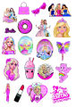 Barbie Stickers for Laptop Car Bike Phone Stickers Notebook Waterproof Sticker. 