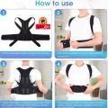 Posture Corrector Adjustable Magnetic Back Support Nylon Elastic Shoulder Back Brace Corret Back Belt Relieve Back Pain Adjustable Posture Corrector Orthopedic Men And Women Back Relief Back Support Braces Shoulder Back Straight Belt Health Care Band Belt. 