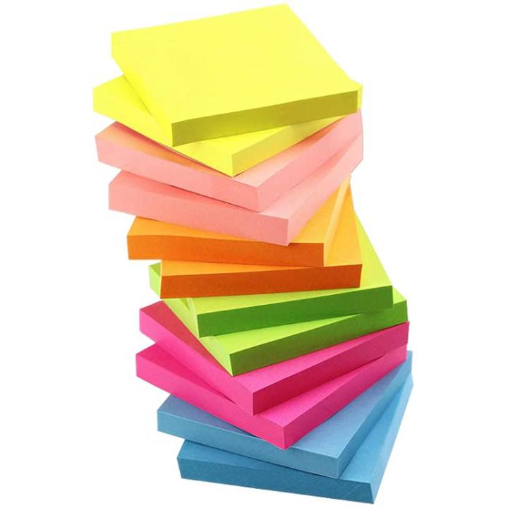 Sticky notes for book, to-do's, multi color stickers box, Pack of 5 | 500 stickers sheet | Top Premium Quality| Packed pad set for notes and reminder