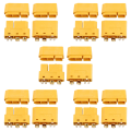 5Pair XT60 (2+4) Male Female Plug Connector with Signal Pin and Sheath Solder Wire Accessories for RC Model Airplane. 
