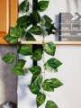 7 Feet Long Artificial Money Plant Leaf Garland for Home Office Room Decoration Eco-Friendly, Realistic Greenery. 
