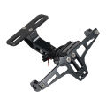 Universal CNC Motorcycle License Plate Holder Frame With LED (Number plate holder)Aluminum Adjustable Universal Fitment Motorcycle Accessories. 