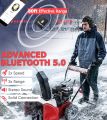 PROHEAR 037 Bluetooth 5.0 Hearing Protection Earmuffs Headphones with Rechargeable 1100mAh Battery 25dB NRR Safety Noise Reduction Ear Muffs 40H Playtime. 
