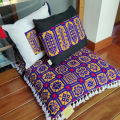 Relaxsit (Pack of 3) Traditional Floor Cushion covers and with inserts option 24" x 24", Throw Pillow 18" x 18" and Deck pillow 12" x 18' (pack of 3) with filling case and only covers both options available.. 