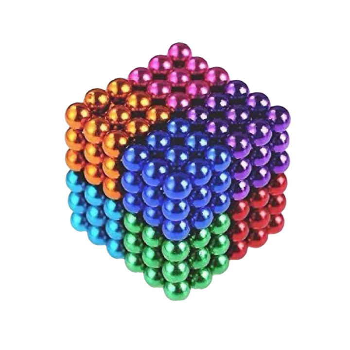 5mm 216 Pieces Magnet Balls (8 Multi Color) Magnetic Bucky balls Gift