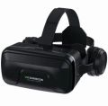 Shinecon V12 with headphones New 3D Virtual Reality Gaming Glasses Headset for 4.5-7.0 Inch Smartphones VR Full-Screen Helmet with Adjustable Googles - high resolution lenses. 