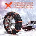 Emergency Anti-Skid Tire Snow Chains - 10Pcs. 