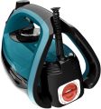 TEFAL Ultraglish Steam Iron, Durilium Airglide, Anti-calc, Anti Drip, 2800 Watts, Blue/Black, FV6832M0. 