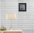 PE Foam 3D Wall Paper Safty Home Decor Wallpaper DIY Wallpaper Brick Living Room Kids Bedroom Decorative Sticker. 