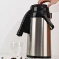 Airpot Coffee dispenser 24 Hours Vacuum Insulated water flask thermos stainless steel double steel body 2, 3 Liter. 