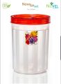 Novel Plastic Large Food Storage Jar - Large Food Storage Container - Multicolor. 