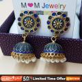 Unique Colorful Style Jhumka Earrings Design For Women. 