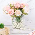 50pcs -12mm Off-White Pearl Bead Moti with hole- Craft Material for Artificial Jewellery Making Beading Scrap Booking Craftworks and Decorations. 