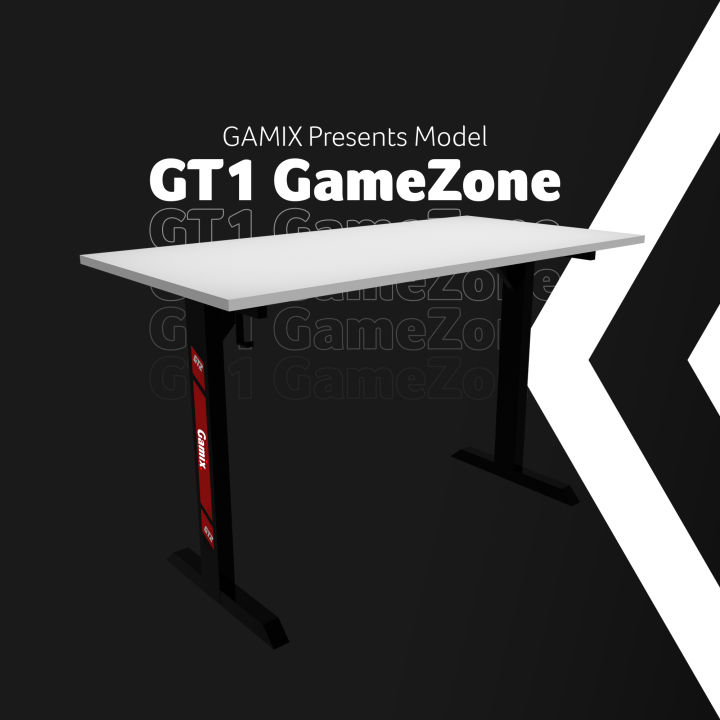 GAMIX GT1 GameZone - 48 inch Gaming Desk - High Quality Ergonomic ...
