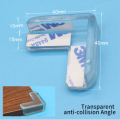 Silicone Table Protector Transparent Corner Protector Baby Safety Silicone Protector Table Corner Edge Protection Cover - 4/8/12 Pcs. 