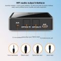 Bluetooth Transmitter Receiver, 2-in-1 Fibre Optic Bluetooth 5.0 AUX 3.5 mm Wireless Audio Adapter for TV/Car Sound System. 