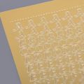 1pc Golden Alphabet Stickers: Add Sparkle to Your DIY Projects with Mini Glitter Letter & Number Stickers!. 