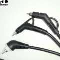 Hairdryer power cord British standard swivel tail wire 360 degree rotating plug straight hair comb curling iron wire. 