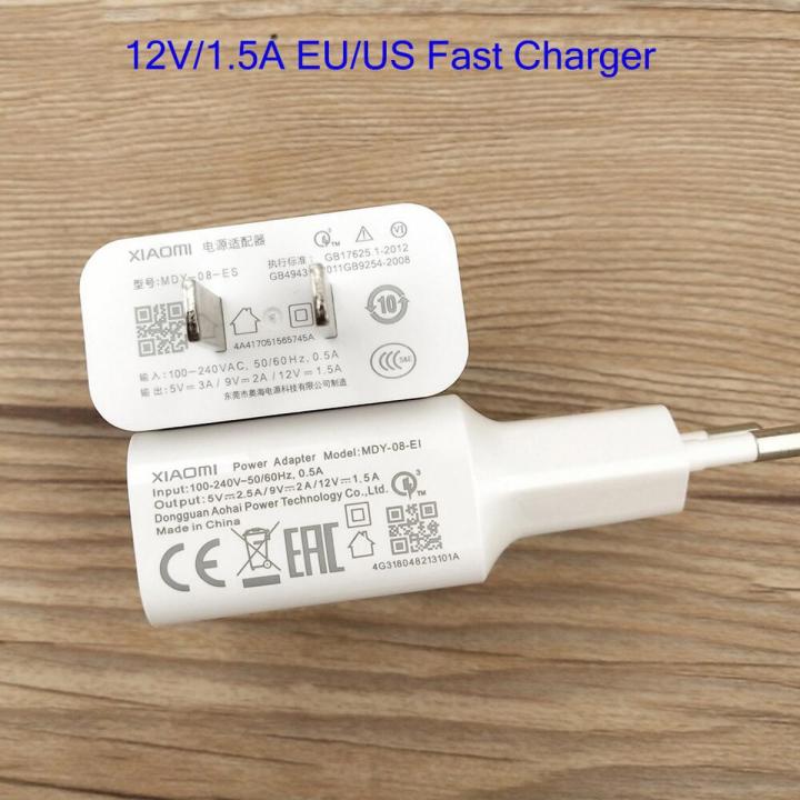 For Xiaomi Mi 5 6 8 9 se Redmi Note 7 8 Pro 8T 9T 9C 9A 8A Fast Charger EU/US Quick Charge Adapter For Mi A1 A2 A3 Lite F1 CC9 e