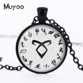 1 Unids Hunters Rune Shadowhunter City Necklace Crystal Necklace Bones Cabochon Hz1. 