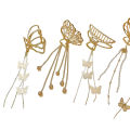 Butterfly Hair Clips Claw with Metal Chain Tassel Vintage Long Pendant Dangle Hair Clips for Women Girl Fashion Hair Accessories. 