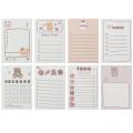 Take Note Multi-color Message Notes Notepads Paper Durable Bear Patterns Memo Notes Lightweight Practical. 