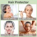 Shower Cap Disposable Large Bath Caps Thick Waterproof High Density Elastic Big Hair Caps for Men and Women, Waterproof Bath Hat Processing Hair Cover (Pack of 50). 