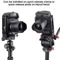DSLR Camera L Bracket Vertical Horizontal Switching Tripod Quick Release Plate for Canon Nikon Sony Osmo Ronin Zhiyun. 