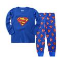 RealBoss- Superman Boys Cotton Pajamas Kid's Cartoon Sleepwear, cotton Fabric - Superhero Tracksuit 2 Piece Set. 