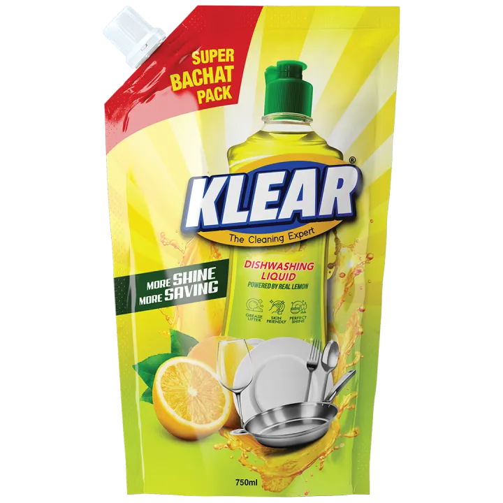 Klear Dishwashing Liquid Refill Pouch 750ml | Daraz.pk