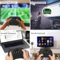 Mini Touch Pad RF 500 Wireless With 3 Colour Backlight Keyboard Mouse. 