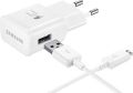 Mobile phone charger  Samsung EP-TA20EWE  Fast Charger  Micro USB Cable-White. 