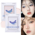 Matte White Highlight Eyeshadow Makeup Palette Face Matte Highlighter Natural Brighten Powder 3D Cosmetic. 