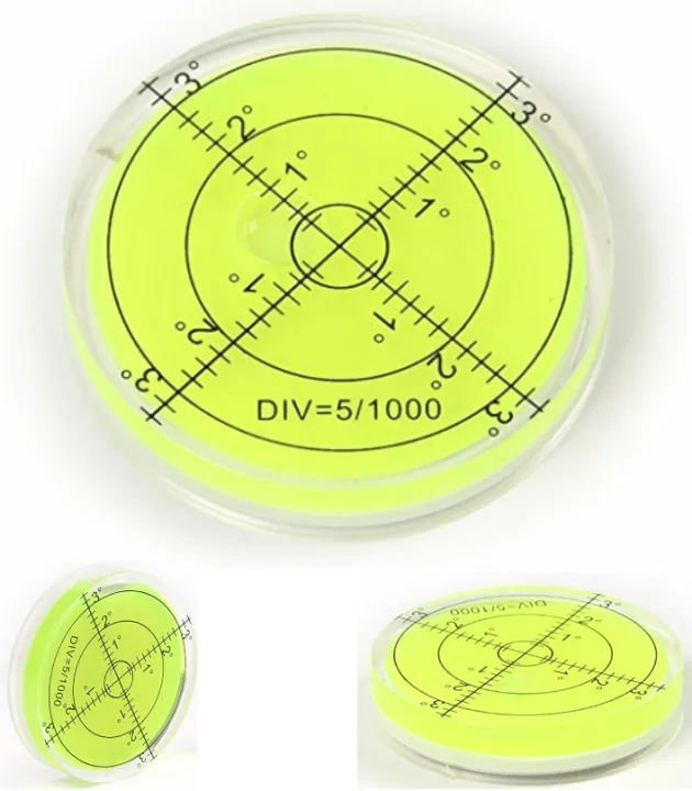 Bubble Spirit Level Circular Bullseye Inclinometer measuring level ...