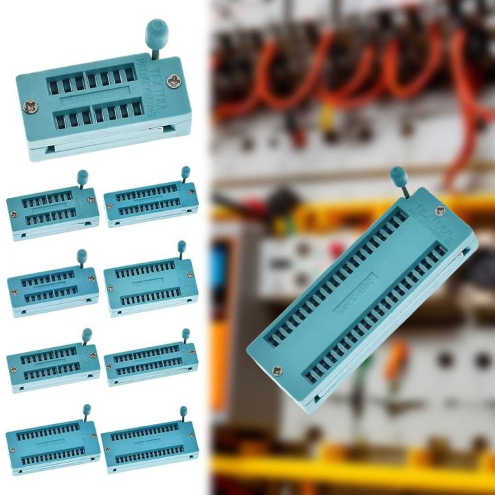 Microcontroller Sockket High Quality 14 16 18 20 24 28 32 40 P Pin IC Lock Seat Zif Socket ...