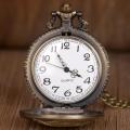 【Exclusive Discount】Vintage Red Fighter Pocket Watch Bronze White Dial Quartz Watches For Men Women with Fob Chain Pendant CF1072. 