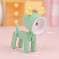 Decorative LED Table Lamp Mini Cute Pet Night Light with Action Joints for Tabletop Desk. 