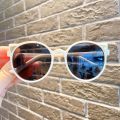 Fashionable Trendy Cat Ear Sunglasses for Kids Children Round Frame UV Protection Sun Glasses Boys Girls Summer Outdoor Eyewear. 