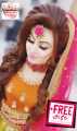 Bridal jewellery set, Artificial flower jewellery for mehndi,  mayon flower jewellery. 