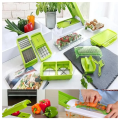 12 PCs Nicer Dicer & Slicer - Genius Chopper Nicer Dicer - Speedy Chopper Nicer Dicer Plus Fruit & Vegetable Peeler - Multi-function Manual Vegetable Chopper & Salad Cutter - Food Processors - Home Appliances - Graters, Peelers & Slicers Small Kitchen. 