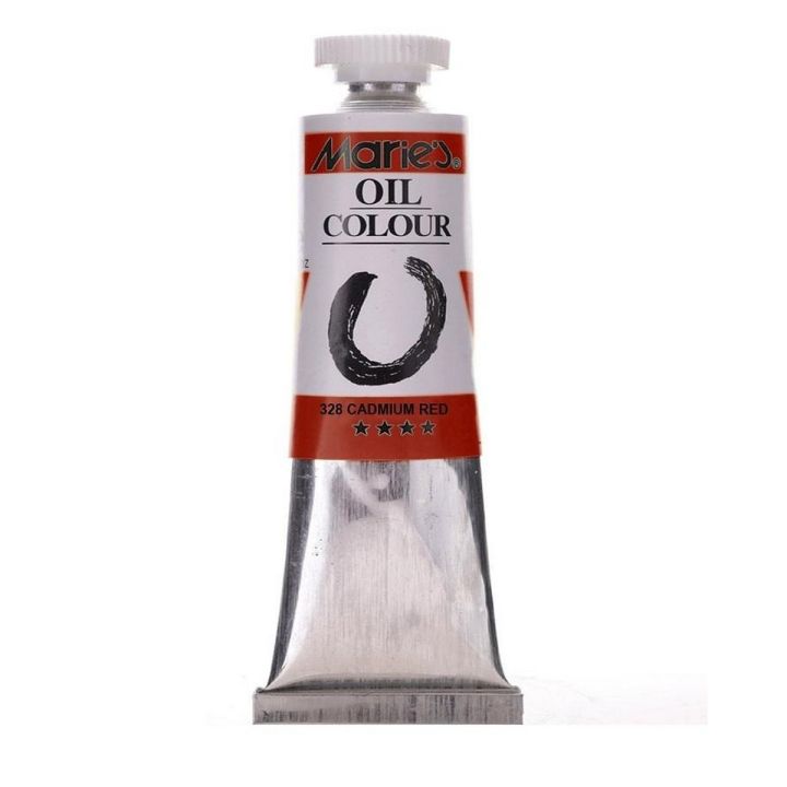 50ml Oil Colors Paint Tubes-328 Cadmium Red