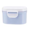 Portable Milk Powder Storage Box With Spoon ,BPA Free Milk Powder Container, 1200ml /2400ml Food Storage Box, Snack Containers For Infant Toddler Travel. 