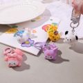 1 Pc Cartoon Cute Kitty Puppy Key Chain Korean Style Fashion Animal Keyrings For Backpack Car Key Pendant Keychain Accessories. 