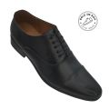 Sole in Box Imported Black Leather Oxford Shoes. 