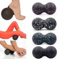 Yoga Massage Roller Ball Peanut Double Lacrosse Spiky Ball Myofascial Balls For Plantar Fasciitis Mobility Back Foot Pain R C5D6. 