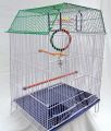 cage for birds single portion 18"x14"x23" with hanging toy. 
