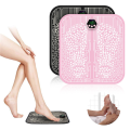 EMS Foot Massager Electric Feet Acupuncture Mat for Plantar Fasciitis Relief Neuropathy Pain Relief Instrument Durable Easy to Use B. 