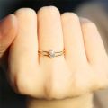 Little Heart Thin Rings For Women Gold Color Women's Accessories Dainty Couple Promise Pinky Girls Ring Fashion Jewelry KAR173. 